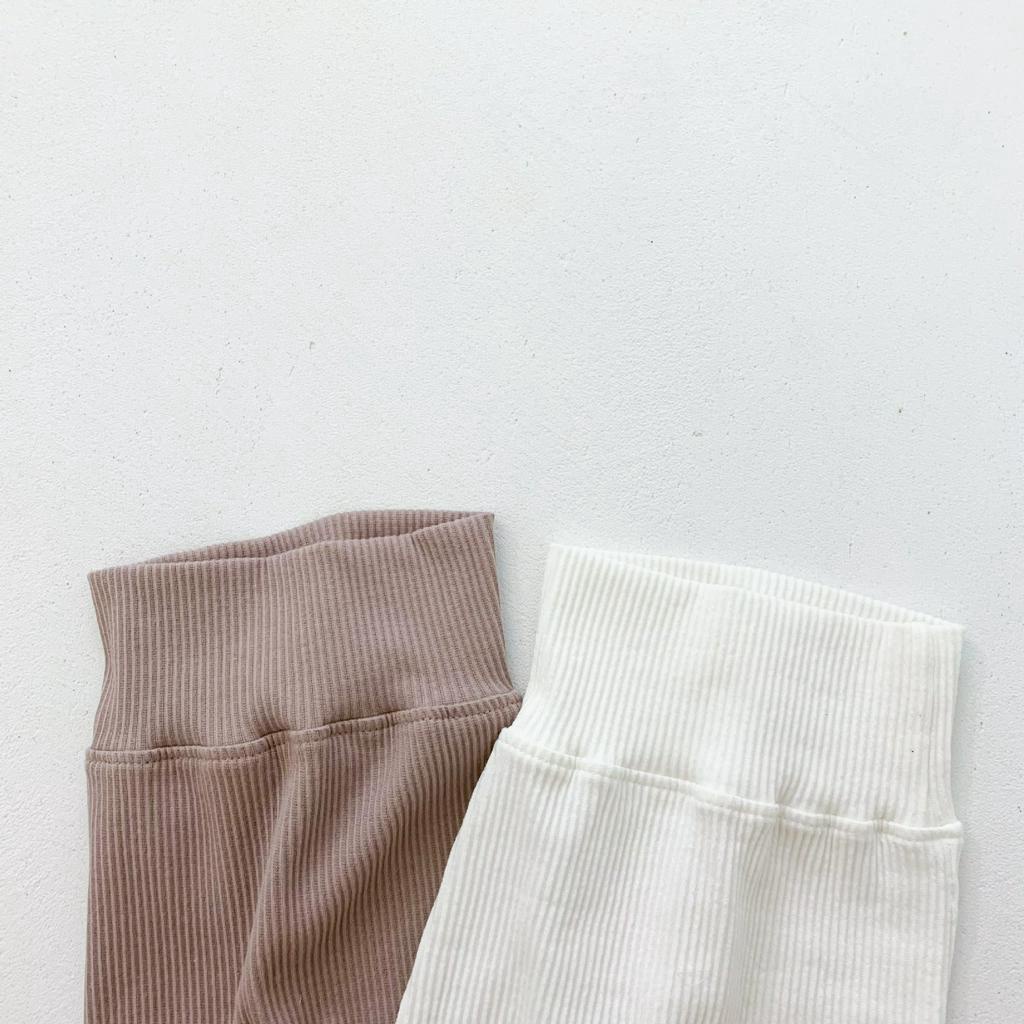 Quần dài màu trơn xinh xắn phong cách Hàn Quốc cho trẻ em