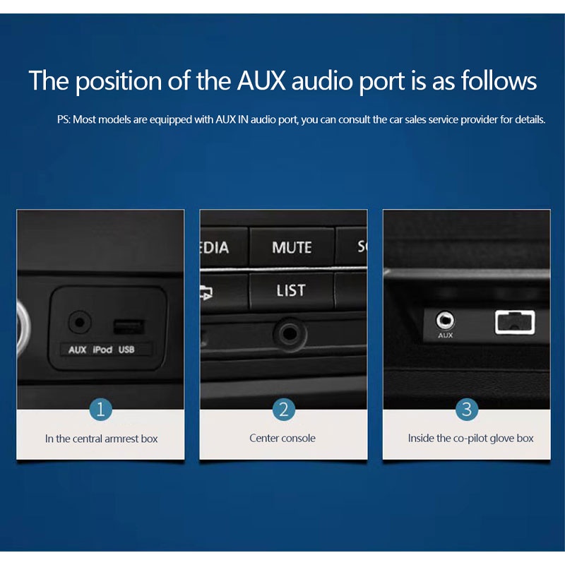1 Thiết Bị Nhận Tín Hiệu bluetooth Cho Xe Ô Tô