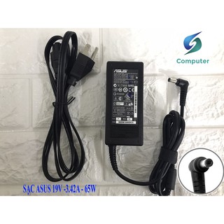 Sạc Laptop Asus 19V - 3.42A - 65W Tặng kèm dây nguồn (ADAPTER ASUS 19V-3.42A)|FREE SHIP ĐƠN TỪ 50K