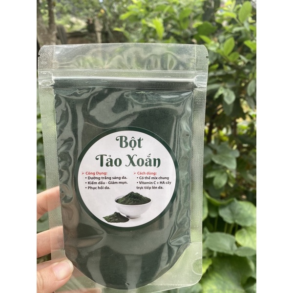 bột tảo xoắn nguyên chất 100gram sản phẩm hanmade