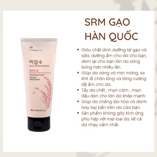 Sữa rửa mặt gạo the face shop