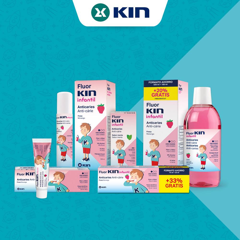 SMILE LIFE | Kem Đánh Răng FLUOR KIN JUNIOR 95g - Ngừa Sâu Răng Cho Trẻ Em Từ 6 Tuổi