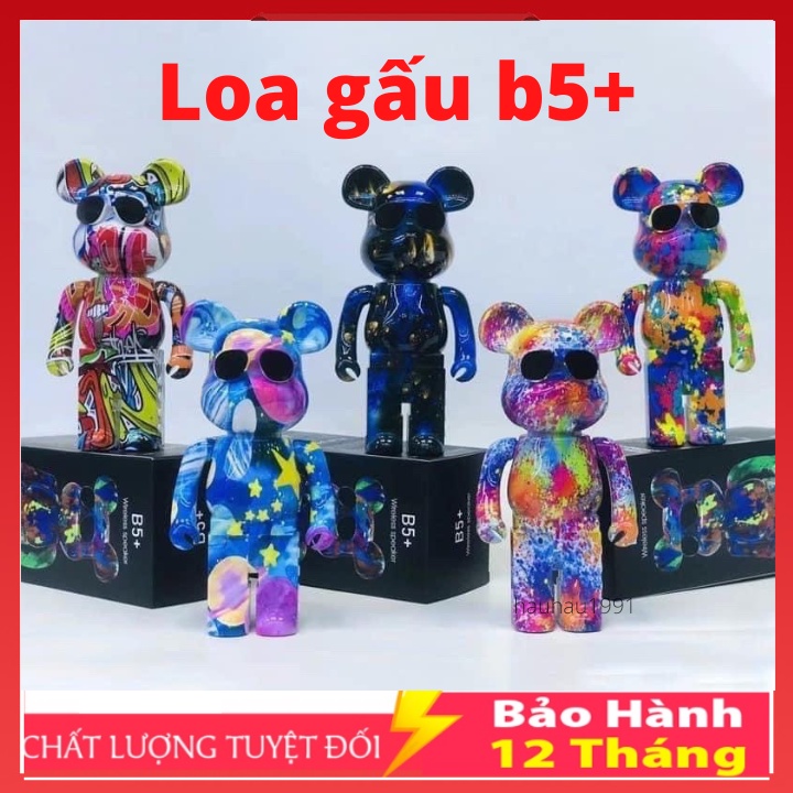 [Mã ELAUG giảm 6% đơn 50K] Loa Bluetooth B5+ Bearbrick Kaws B5 Plus Hình Gấu, Âm Thanh Sống Động, Nghe Nhạc Cực Hay | BigBuy360 - bigbuy360.vn