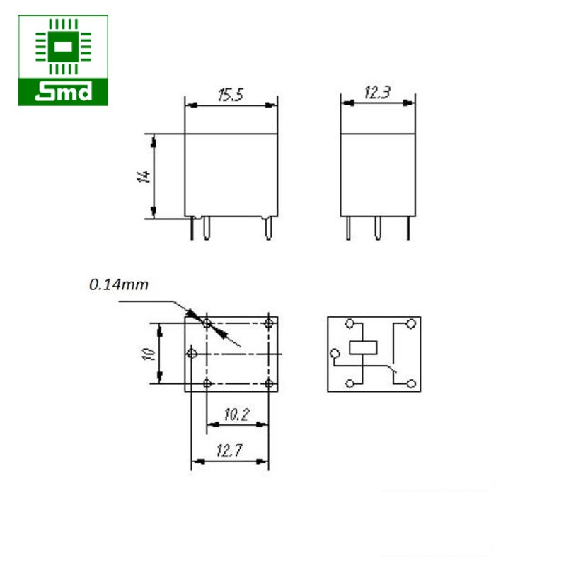 Relay SONGLE SRD-24VDC-SL-C 24V (10A - 5 chân)