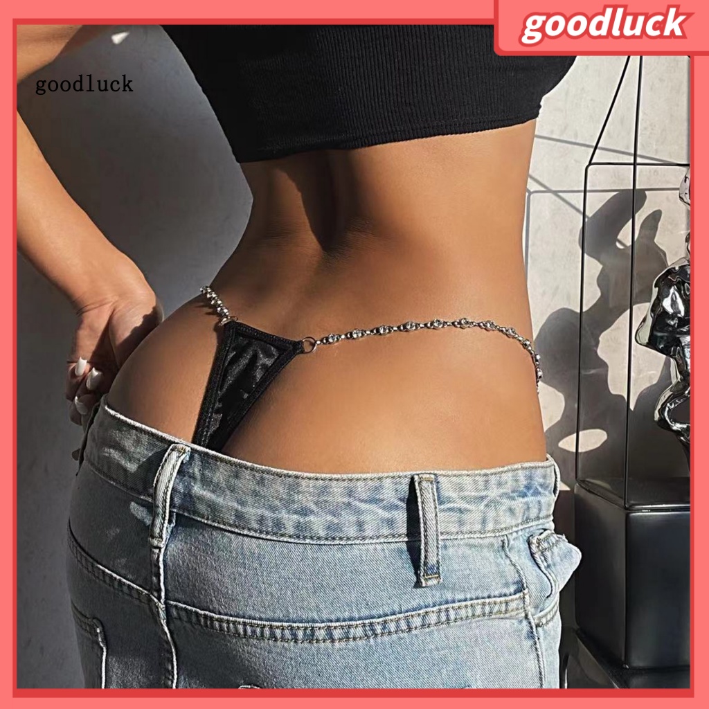 Chúc may mắn| Quần Lót Lọt Khe Phối Dây Xích Quyến Rũ