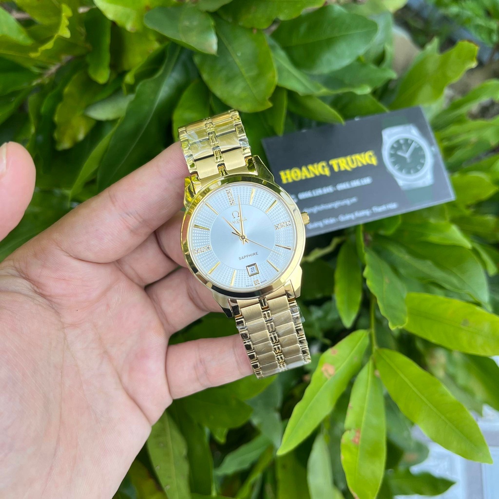 Đồng Hồ 0mega-802M Nam 38mm, Máy Nhật, Kính Sapphire