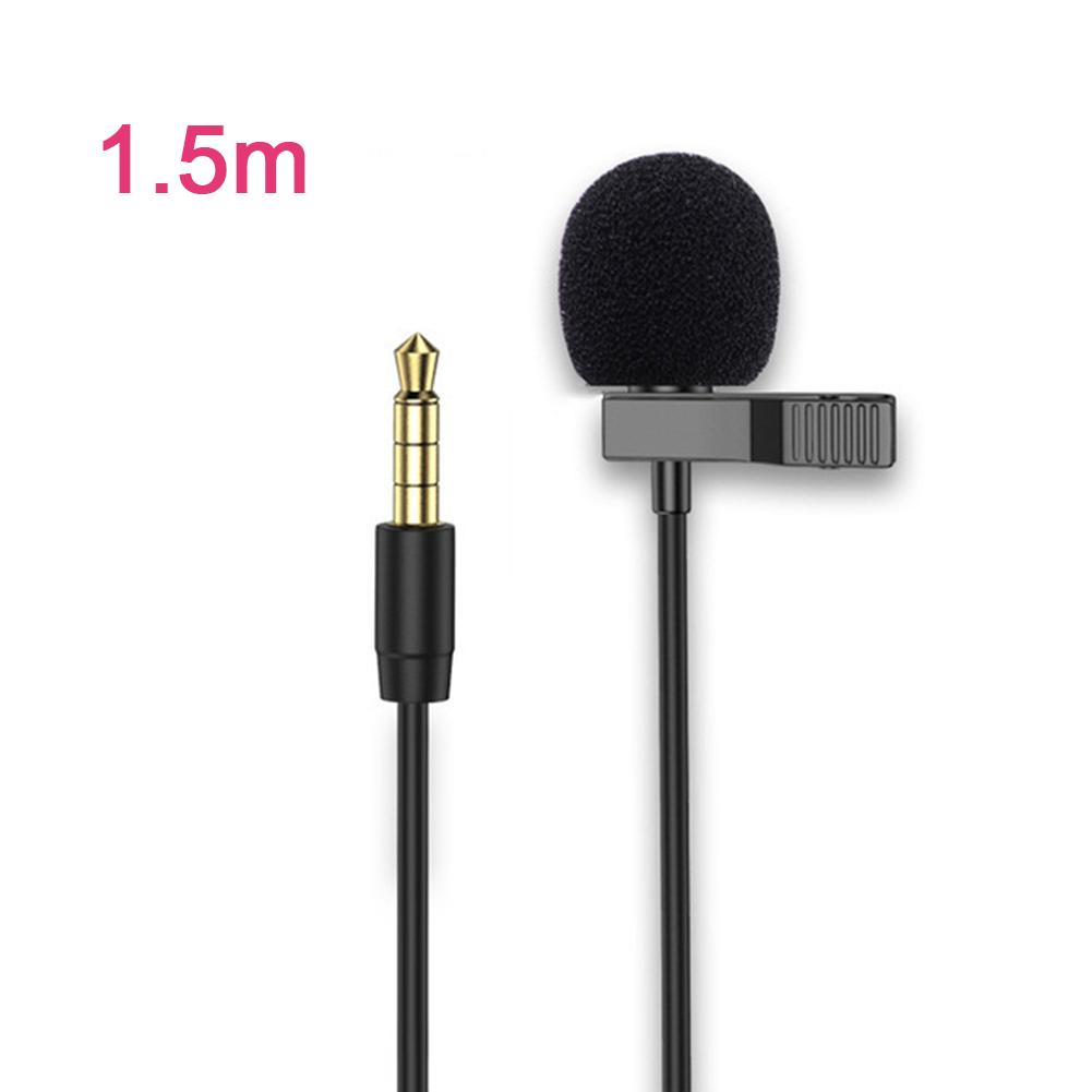 3.5 mm Bộ ngưng tụ micrô cầm tay nhỏ 3,5 mm Micrô kẹp trên ve áo Micrô có dây cho điện thoại cho máy tính xách tay | BigBuy360 - bigbuy360.vn