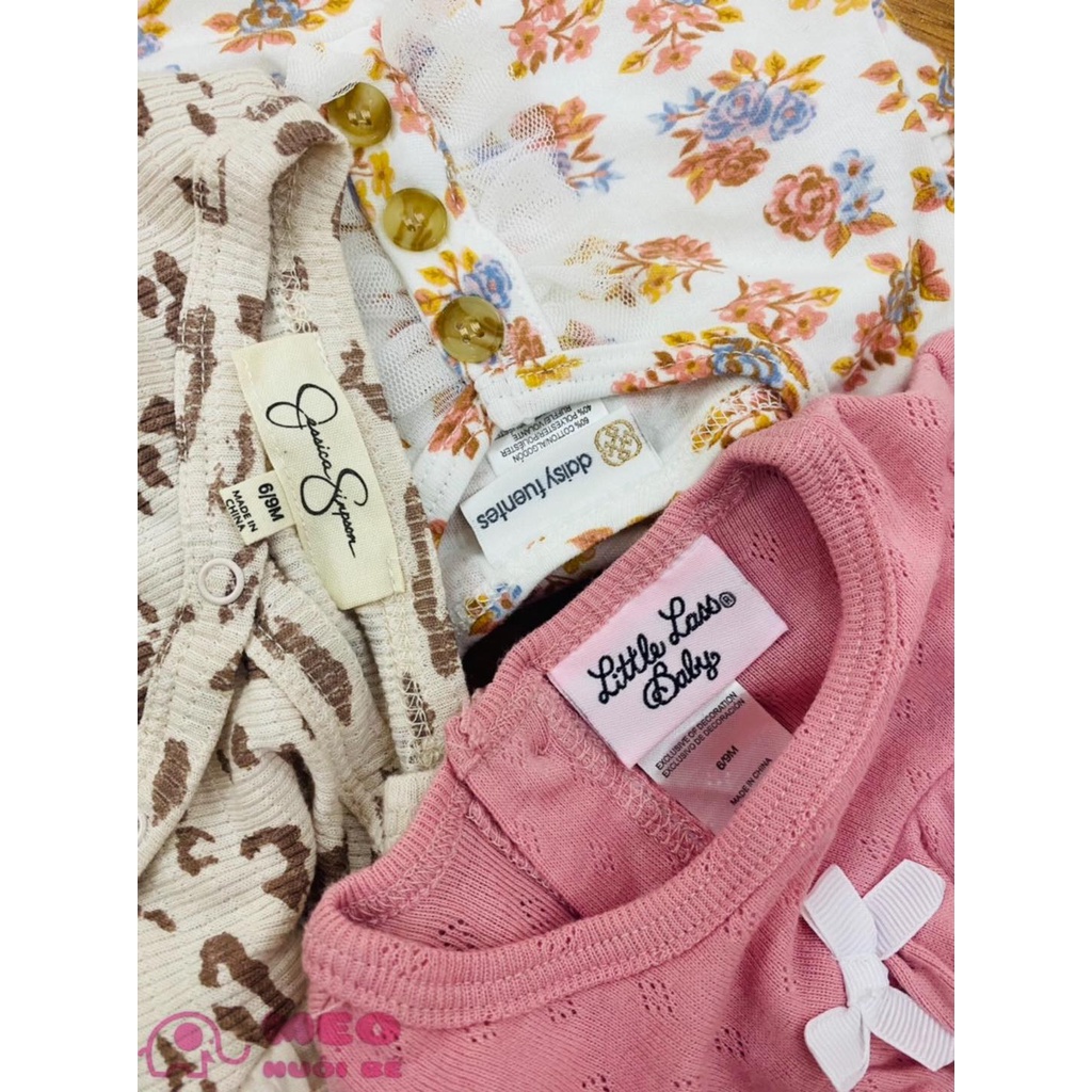 Body chip đóng bỉm dài tay bánh bèo điệu đà cho bé gái