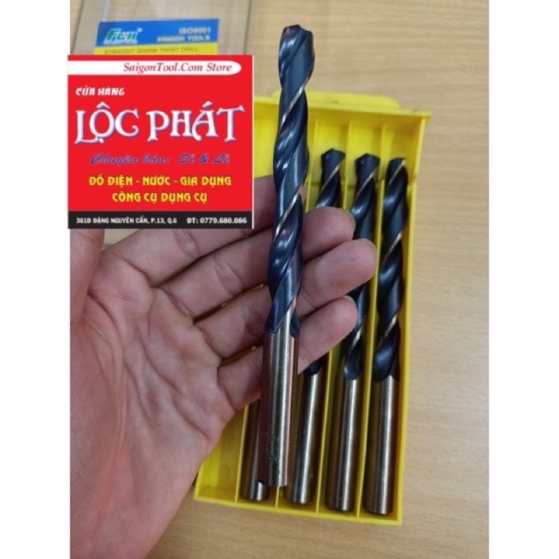 Mũi khoan thép, inox, sắt FAVI loại Xịn - size 10li, 12li