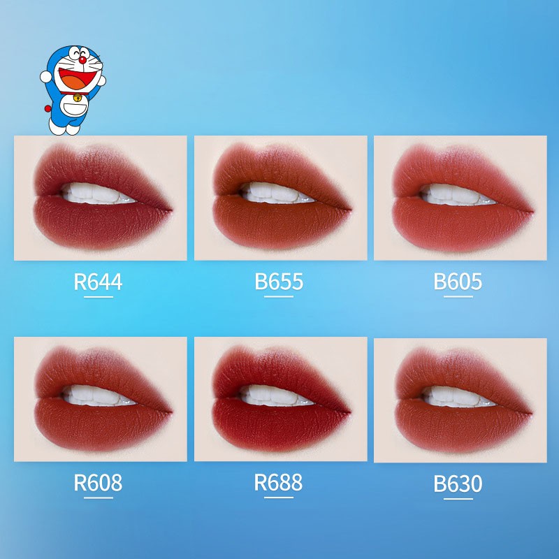 (Hàng Mới Về) Son Kem Lì Colorkey X Doraemon Tông Nhung Lì Chống Nước Lâu Trôi | BigBuy360 - bigbuy360.vn