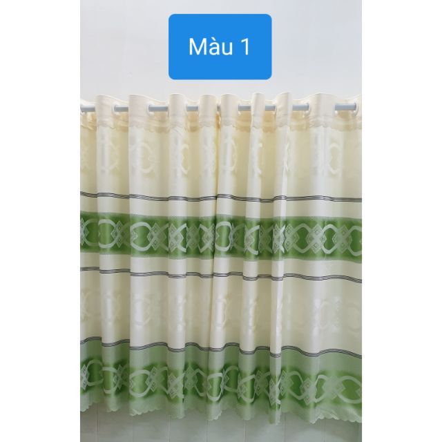 Rèm cửa họa tiết vải gấm