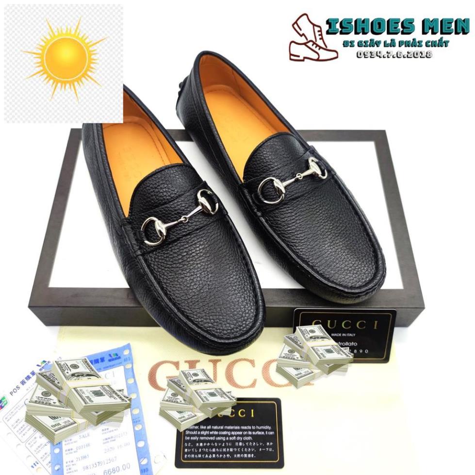 ✊👊 Giày lười da nam, Giầy mọi moca Gucci Nam Nhiều màu Thời trang Da bò xịn chuẩn form Cao cấp Bảo hành 1 năm ✊👊