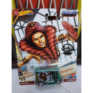 Xe mô hình đồ chơi bánh cao su hotwheels 1:64 premium - master of the universe - bread box