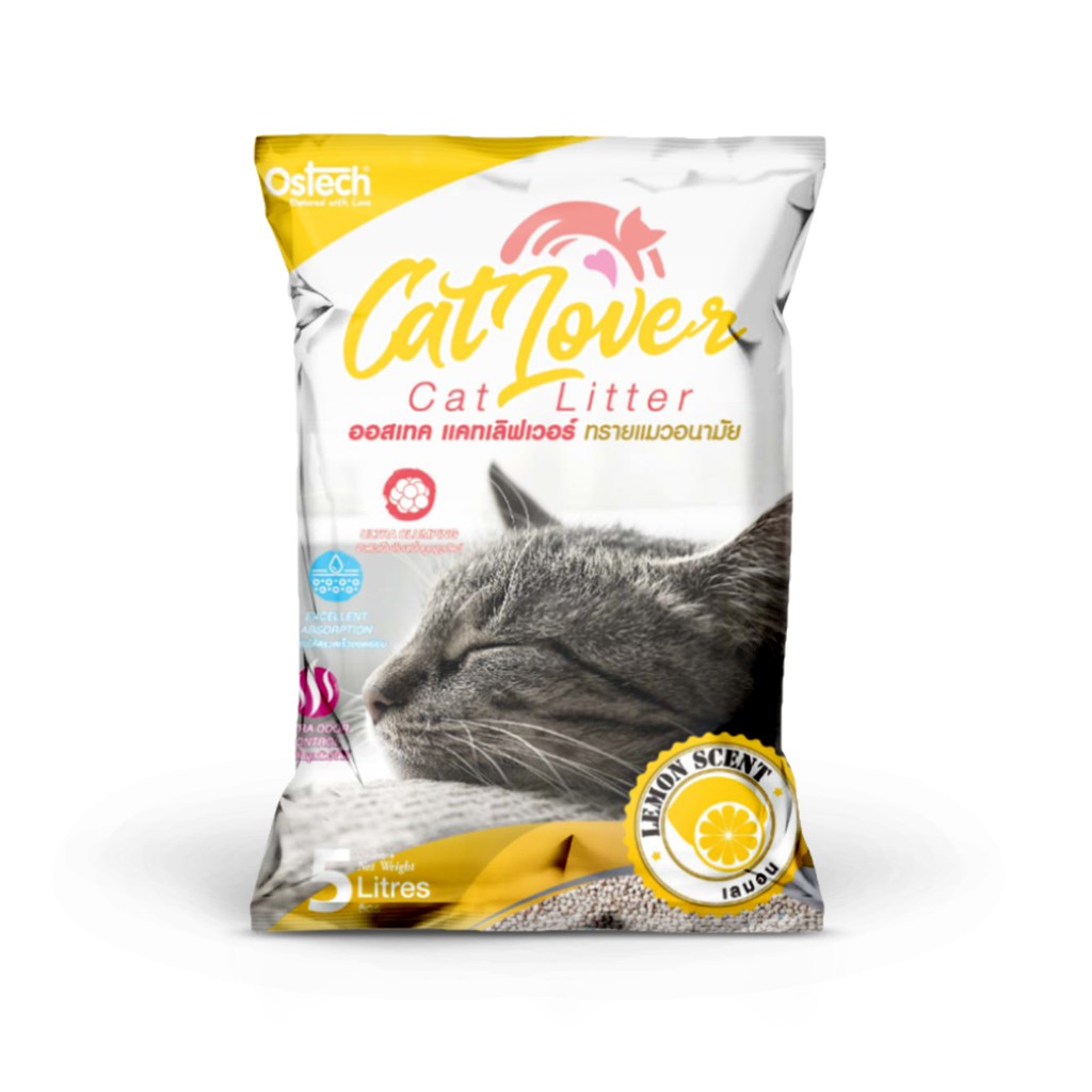 Cát vệ sinh mèo Ostech Catlover Cat Litter 5 Lít