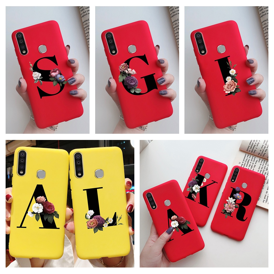 Ốp Điện Thoại Silicone Mềm Dạng Nhám Họa Tiết Hoa Và Chữ Cho OPPO A95 OPPO CHP2365 CPH2365 OPPO A95 4G