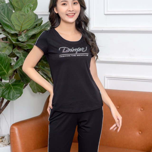 Bộ Đồ Nữ Cao Cấp🔥FREE SHIP🔥Bộ Đồ Nữ Vải Cotton USA 100% Tự Nhiên Mặc Cực Thoáng Thấm Mồ Hôi CODE 08 | BigBuy360 - bigbuy360.vn