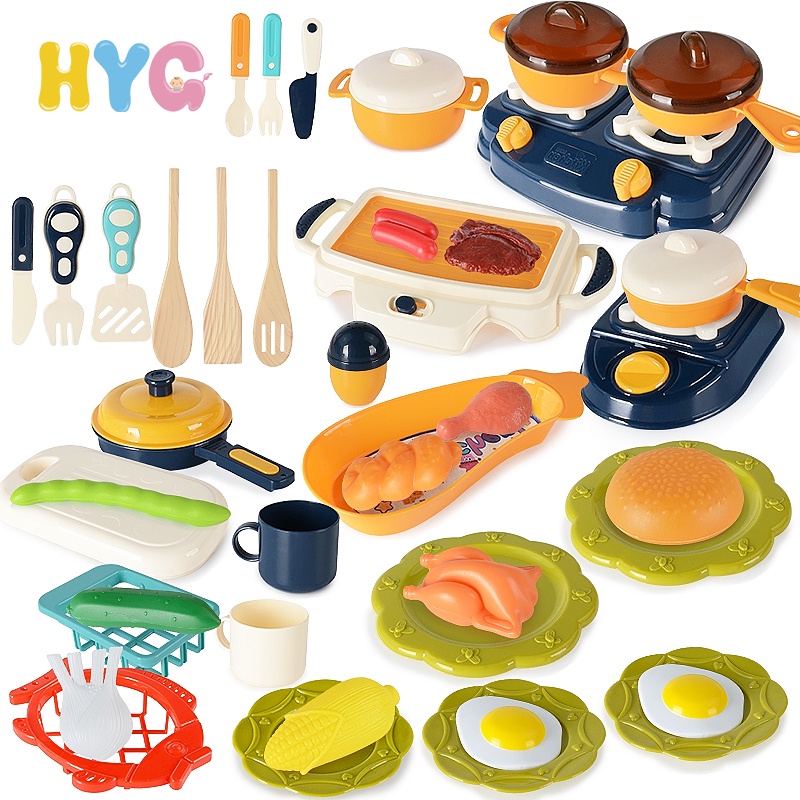 Set 30 món đồ chơi HYG Toys nấu bếp giả thú vị cho trẻ em HYG