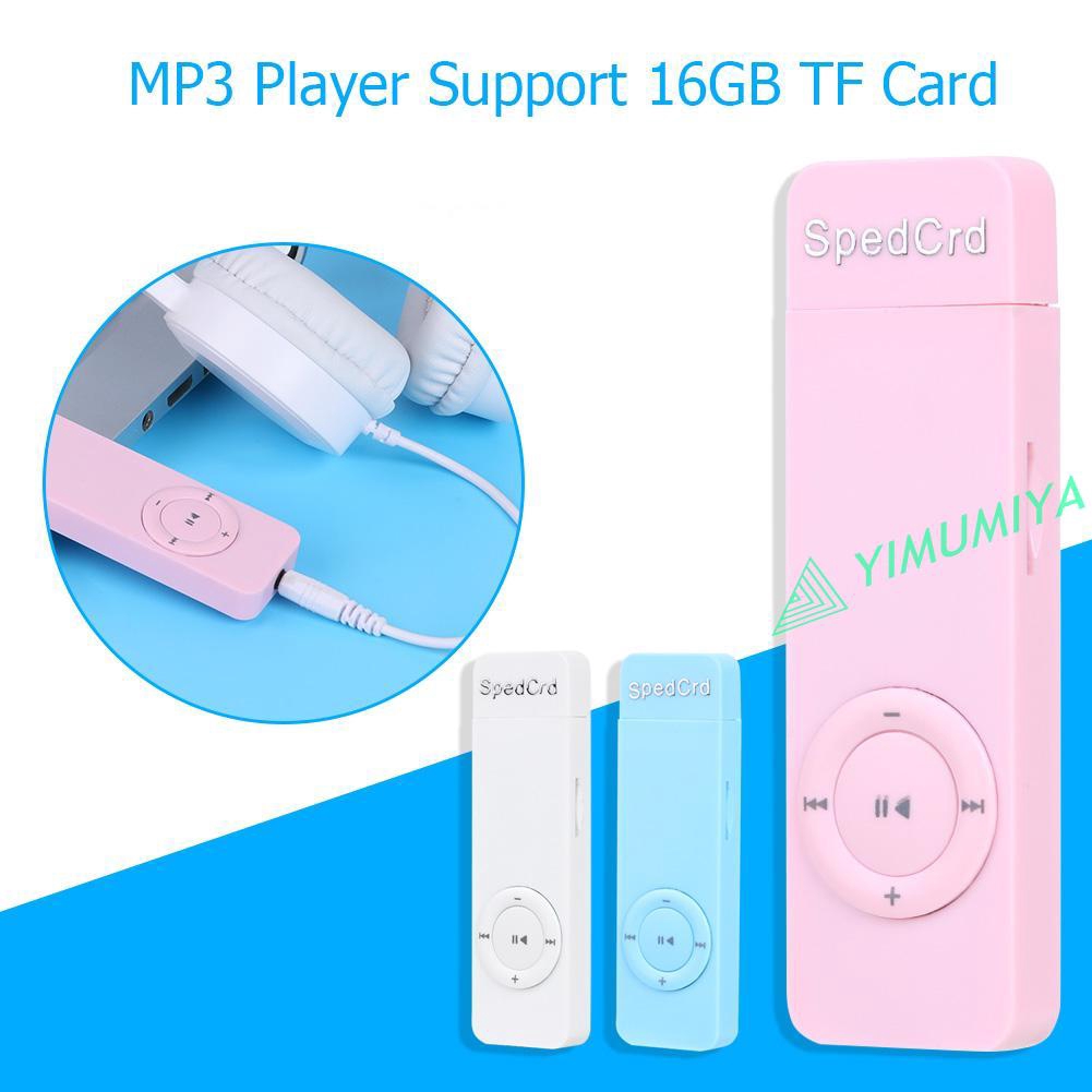 Máy Nghe Nhạc Mp3 Thể Thao Âm Thanh Sống Động Hỗ Trợ Thẻ Tf 64gb