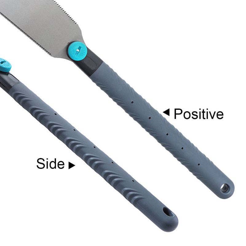 Cưa cầm tay bằng thép SK5 khung bằng nhựa thiết kế 3 viền răng cưa dùng gia công đồ gỗ tiện dụng