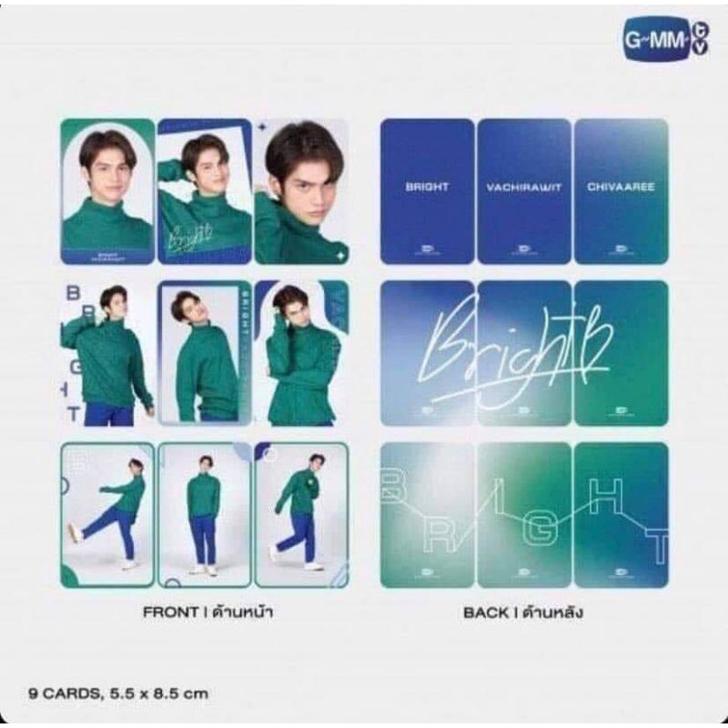 card bo góc Thái Lan ex color Bright gmmtv