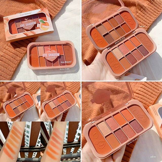 Phấn mắt + má Kiss Beauty 10 ô | BigBuy360 - bigbuy360.vn