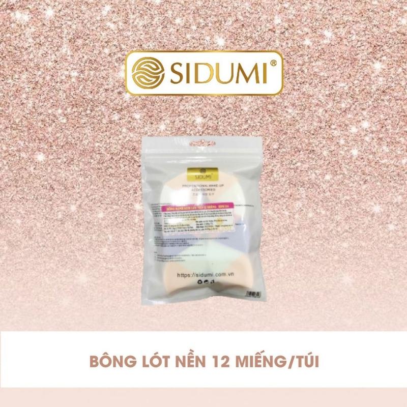 Mút Trang Điểm Tán Nền Siêu Mịn SIDUMI 12 Miếng/túi Hàn Quốc Chính Hãng - SDM LN114