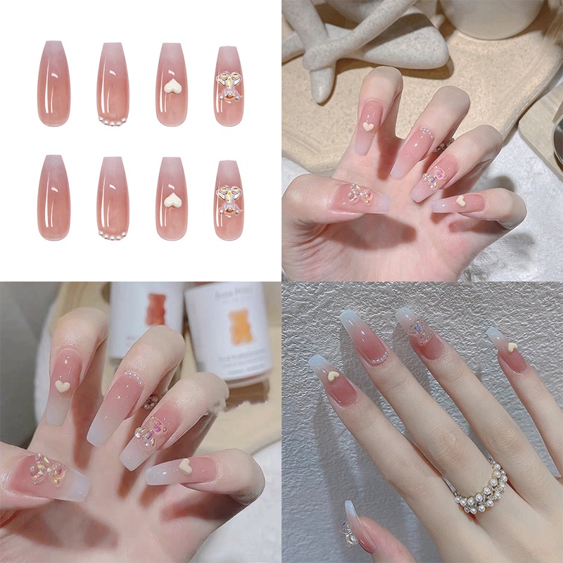 Set 24 Móng Tay Giả Dễ Thương JP5