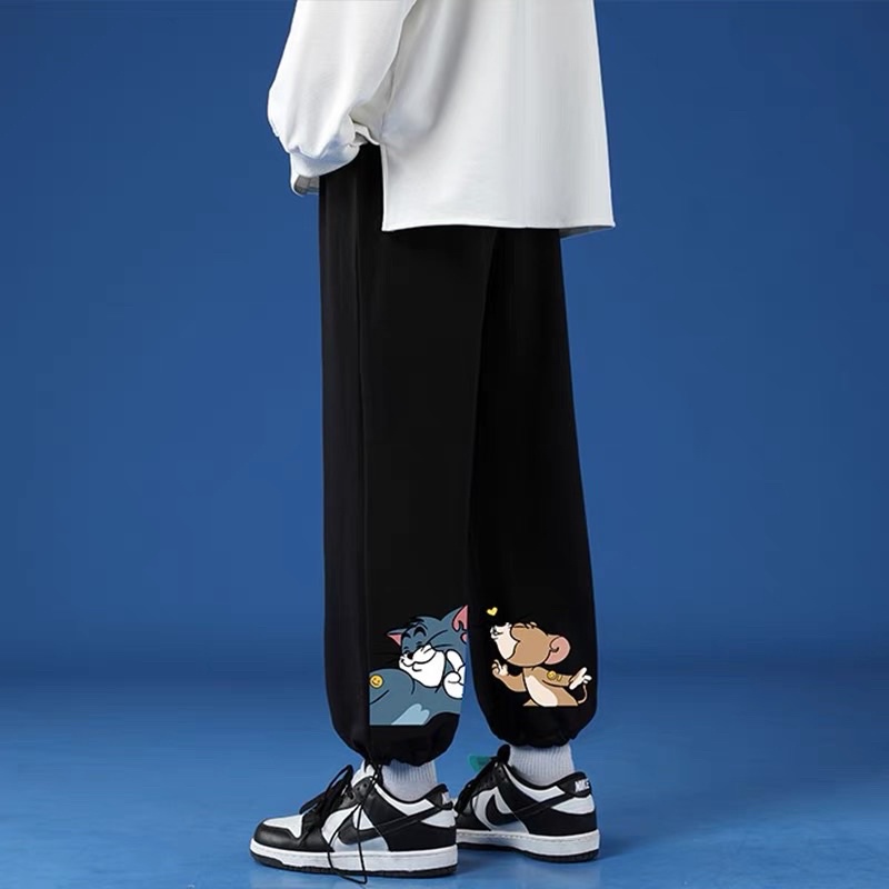 Quần LONGPANT Dây Rút Tom&amp;Jerry Ảnh Thật