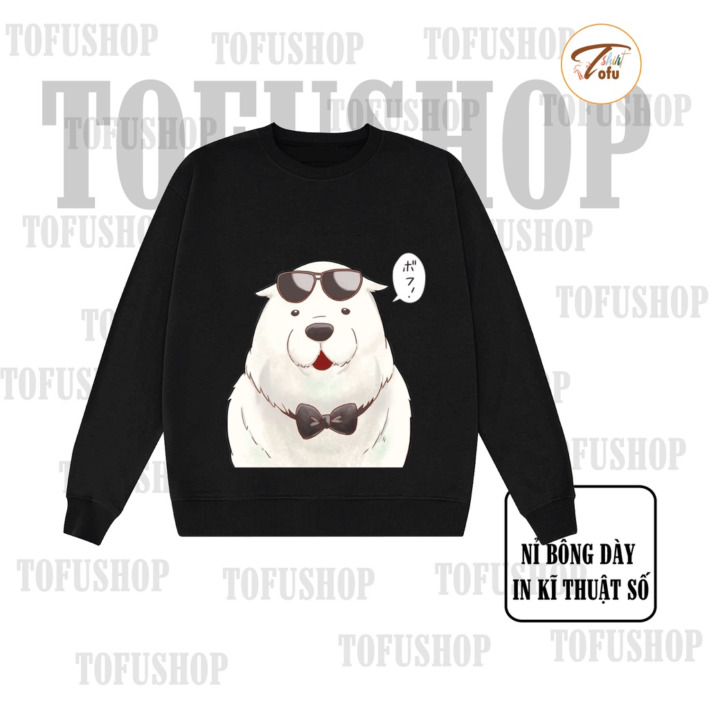 Áo sweater SPY x Family  nỉ bông dày mịn, áo nỉ nam nữ dáng unisex