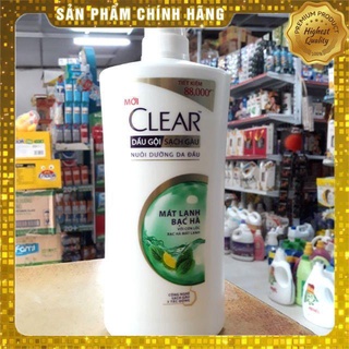 Dầu Gội Clear 900ml Bạc Hà