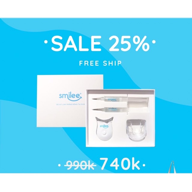 Smilee - Tự làm trắng răng an toàn
