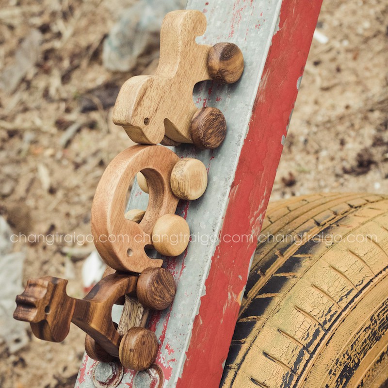 Bộ 3 bạn Đồ Chơi Gỗ Trẻ Em Chàng Trai Gỗ