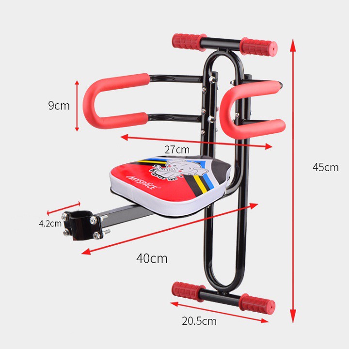 Ghế Gắn Trên Xe Đạp, Xe Điện: dùng Cho Trẻ Em Ngồi - GB01 Cao Cấp