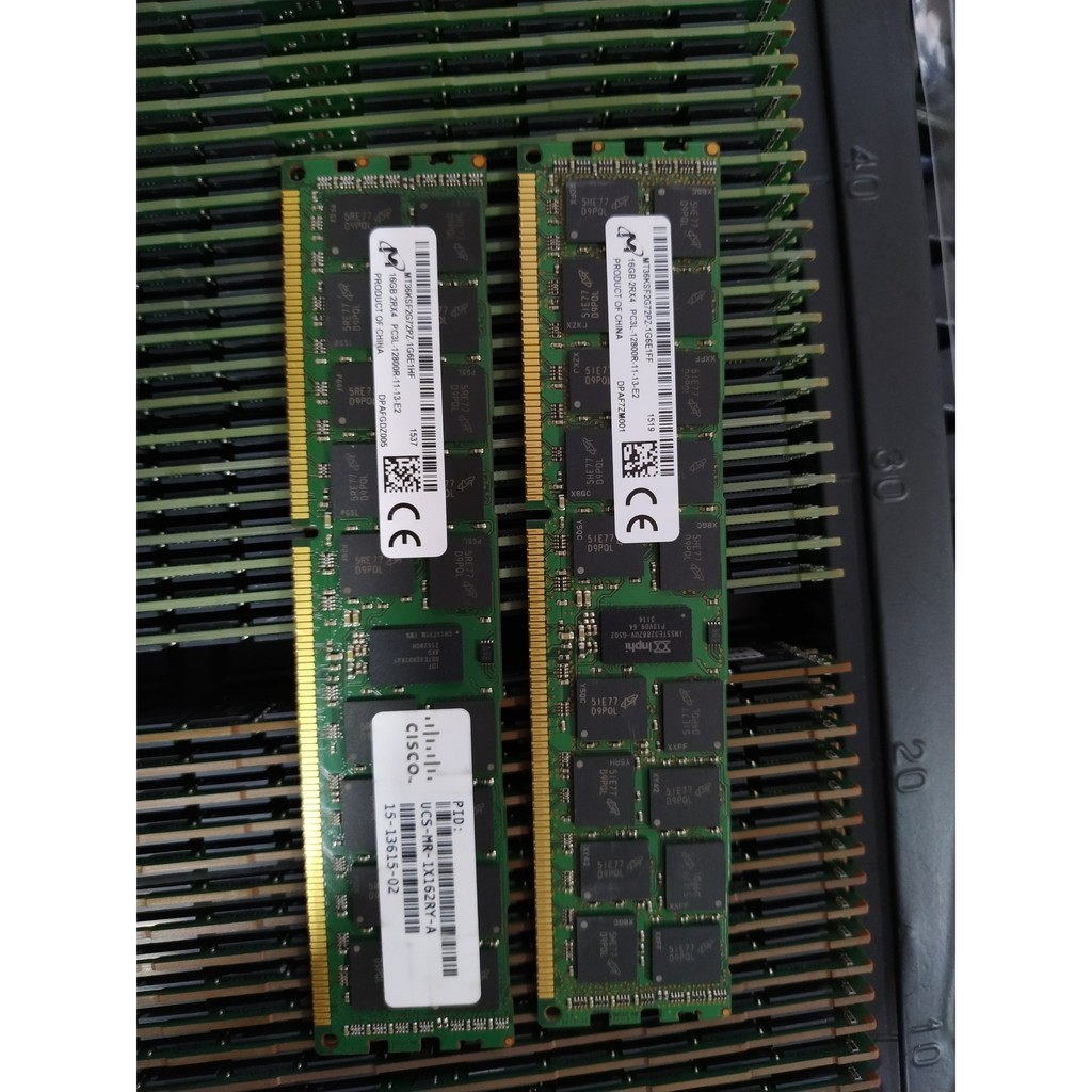 RAM  Server Cisco Micron 16GB DDR3L Bus 1600 ECC  dùng cho máy đồng bộ, bảo hành 36 tháng