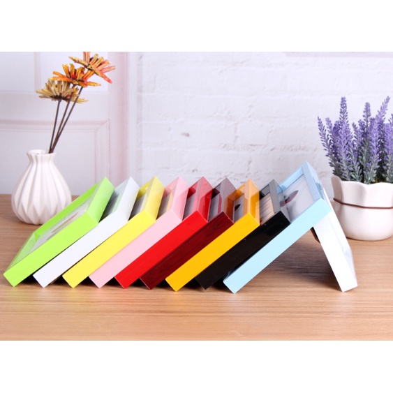 Khung Ảnh Để Bàn sắc màu kích thước ảnh 9x13cm KA1 Khung Hình Để Bàn kèm chân đế