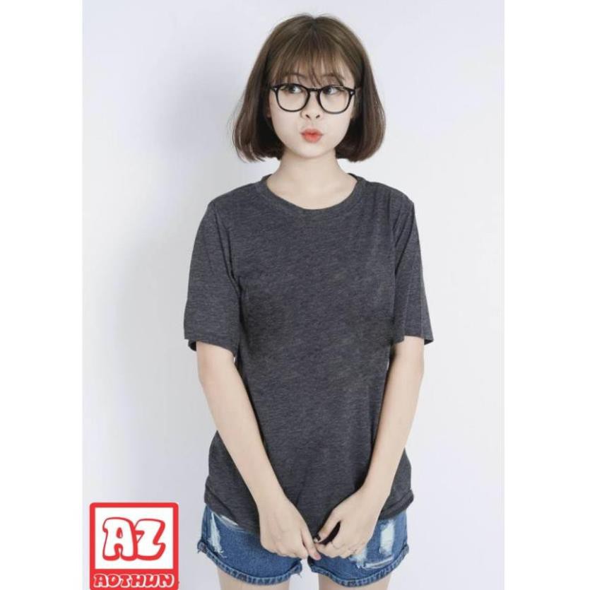 🔥HÀNG HOT🔥 Áo thun trơn màu xám lông chuột Cotton Thái - Form rộng (Có BIGSIZE)  / sp bán chạy , có size trẻ e