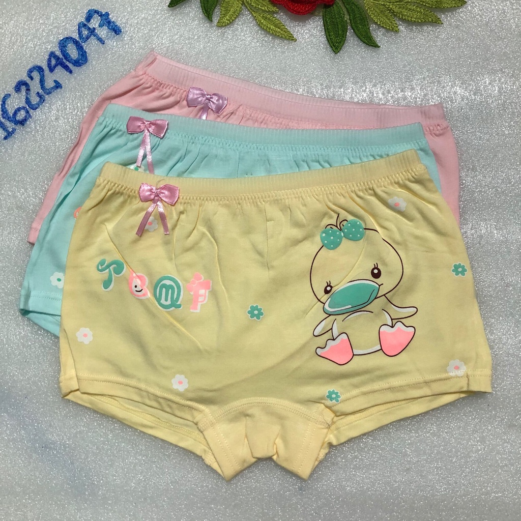 THANH LÝ Quần chip, quần lót cho bé gái, họa tiết nhiều loại. Giao hình ngẫu nhiên.