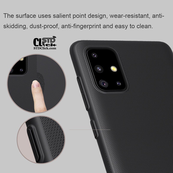 ỐP LƯNG SAMSUNG GALAXY A71 NILLKIN NHỰA CỨNG CHÍNH HÃNG