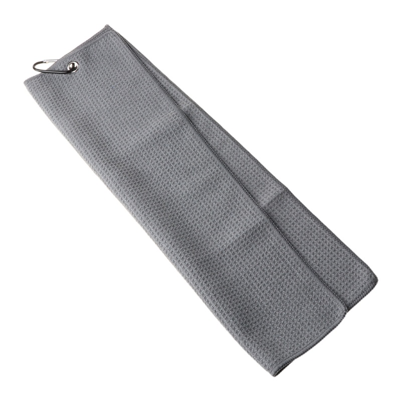 Khăn Lau Gậy Đánh Golf Kèm Móc Carabiner Chất Liệu Microfiber
