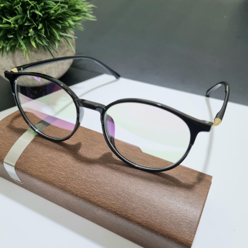 Gọng kính cận nhựa dẻo Glasses Garden dáng tròn 513 siêu nhẹ - Có lắp mắt theo yêu cầu