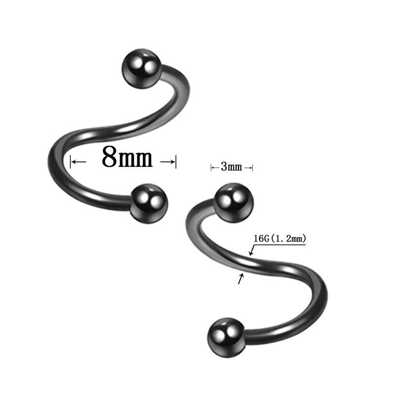 Khuyên xỏ cơ thể thời trang cá tính 16g