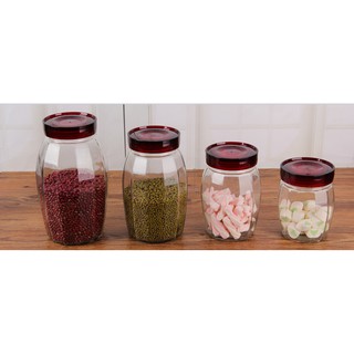 Lọ thủy tinh nắp đỏ 2500 ml