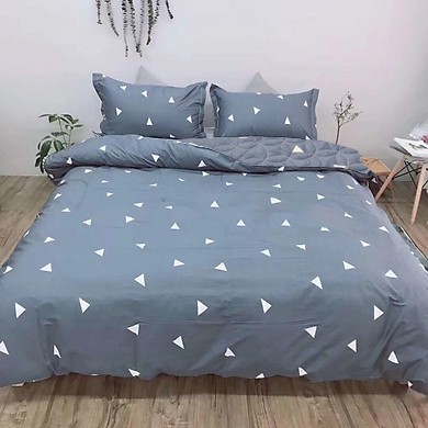 Bộ ga giường và 2 vỏ gối Poly Cotton 1m6x2m và 1m8x2m, Bộ ga gối drap thun 3 món nhiều mẫu (có bán vỏ gối, vỏ chăn rời)