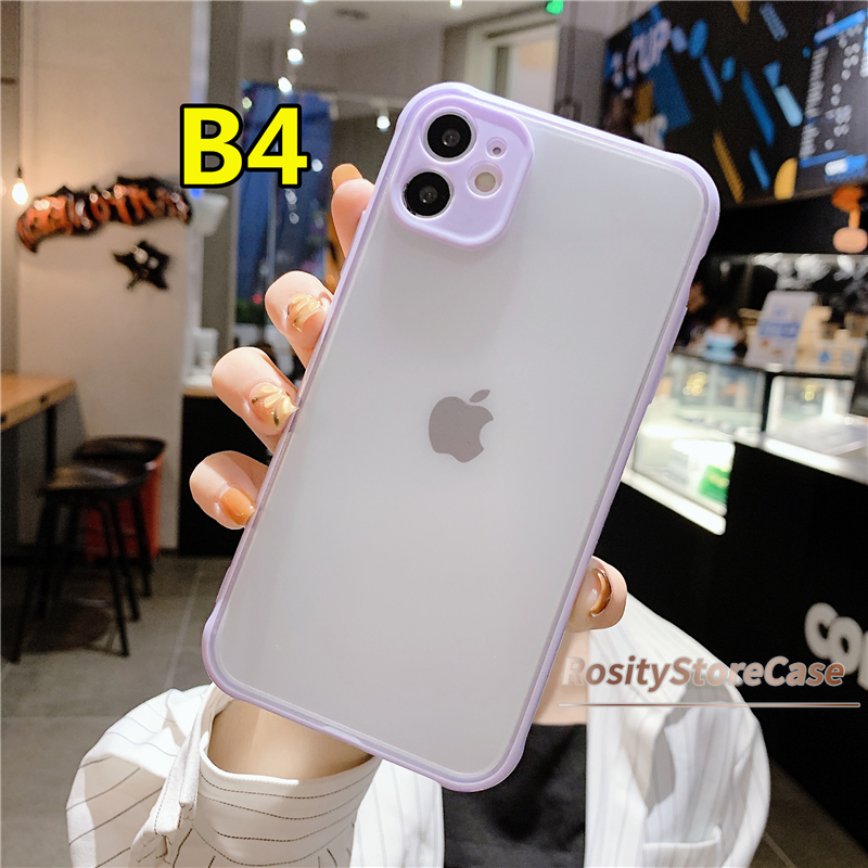 Case HP Realme 6 5i C2 6i C3 7 5 C11 5S C1 7i C15 C17 6S C3i Narzo 20 PRO 10 10A 20A Casing Solid Color Camera Protector