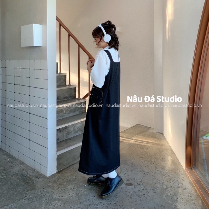 YẾM OVERSIZE DÁNG DÀI SUÔNG không tặng kèm áo  - NÂU ĐÁ STUDIO.