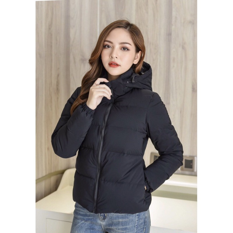 Áo phao siêu nhẹ nữ ngắn áo phao bigsize siêu ấm A146