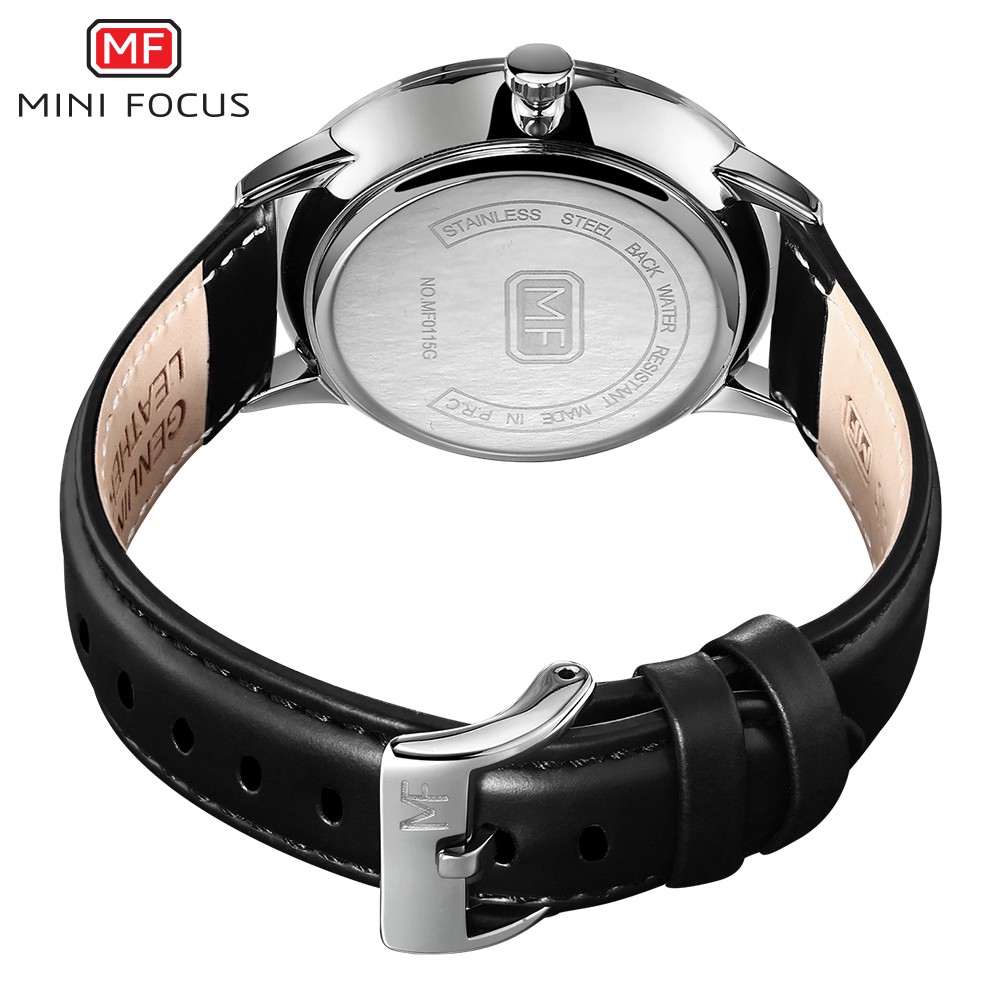 Đồng Hồ Quartz MINI FOCUS Chống Thấm Nước Với Dây Đeo Da