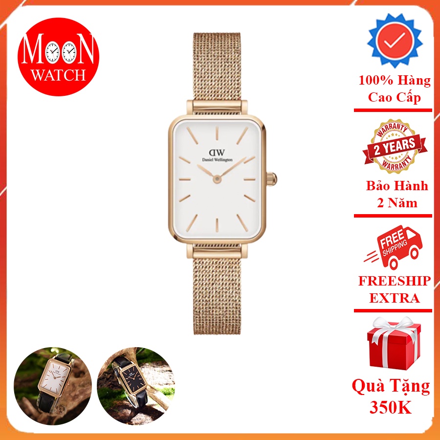 Đồng Hồ Nữ D.a.niel We.lling.ton Mặt Hình Chữ Nhật Chống Nước 2 Màu A27 - Moon Watch