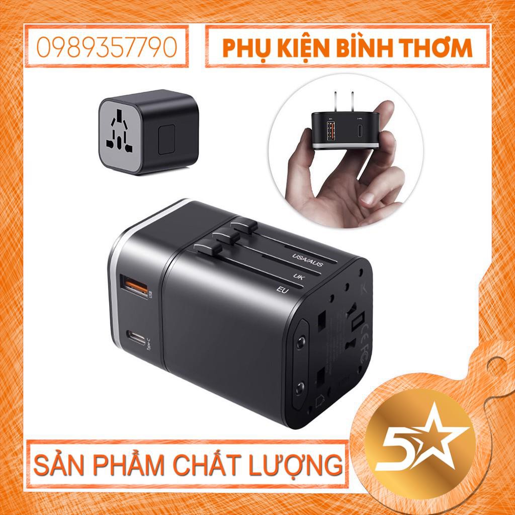 Bộ Sạc Nhanh Du Lịch Đa Năng Baseus Removable 2 in 1 Universal Travel Adapter PPS Quick Charger Edition