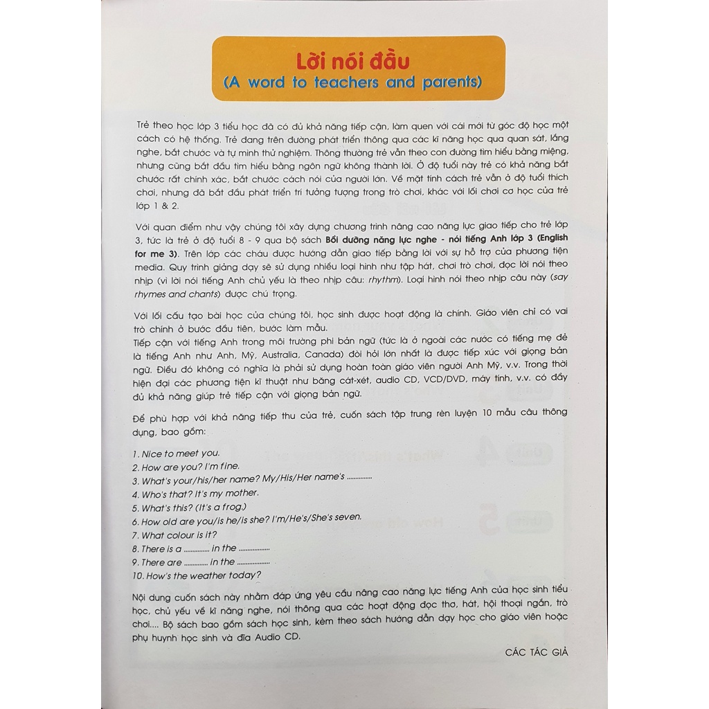 Sách - Bồi dương năng lực nghe, nói tiếng Anh lớp 3